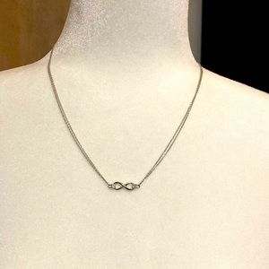 Sterling infinity necklace